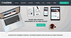 Desktop Screenshot of mojweb.ba