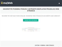 Tablet Screenshot of mojweb.ba